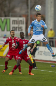 Diego Rubio, el viajero de Colo-Colo 3 Rubio, en Noruega || Foto: dagbladet.no