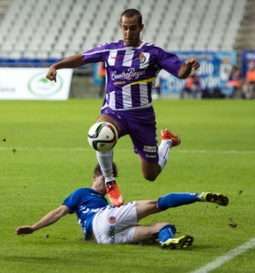 Real Zaragoza - Real Valladolid, en Copa 2 Ángel, en el encuentro de Copa ante el Oviedo Foto: LFP