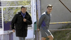 En busca de una nueva oportunidad 3 Aquino junto a Djukic en la etapa de ambos en Valladolid Foto: Marca
