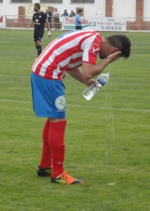 Carlos Quintana: "No me esperaba este debut" 2 Quintana se refresca || Foto: Sergio Sanz