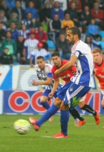 Yuri lanza el penalti || LFP
