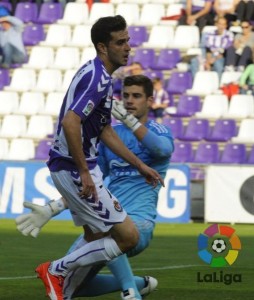 El 11 del Pucela: Jornada 10 2 Villar, en el primer gol ante el Mirandés