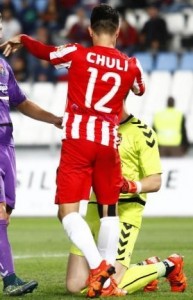 ¿Debió ser Chuli expulsado? 2 Chuli, con Kepa || Foto: LFP