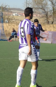 El Real Valladolid DH no culmina ante el Majadahonda 3 Corral jugó gran parte del partido en el lateral derecho || Foto: Sergio Sanz