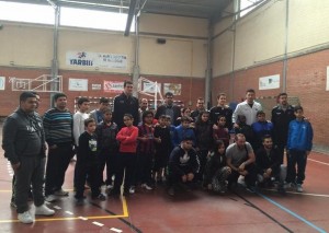 Presentación del programa 'El deporte VA al cole', en el CEIP Cristóbal Colón