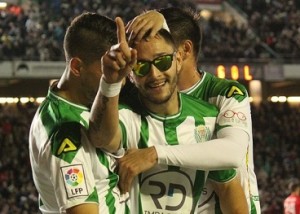 Los jugadores del Córdoba, en plena celebración || Foto: Córdoba Deporte