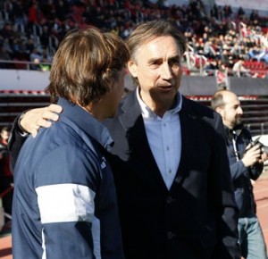 Portugal: "El fútbol es así; la Segunda es muy competitiva" 2 Portugal, con Alfonso, delegado del Mallorca Foto: LFP