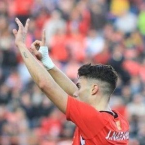 La Lupa: Nàstic de Tarragona 2 Naranjo celebra un gol con el Nástic || Foto: CCMA