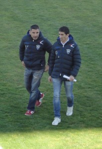 Jesús Turiel: "Es una pena que en un falta, aparentemente sin peligro, te metan ese gol" 2 Antonio Ruiz y Jesús Turiel Foto: Sergio Sanz