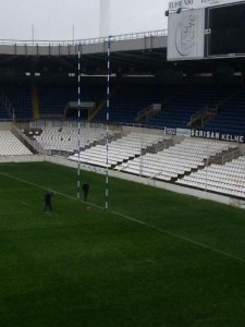 Los palos al Zorrilla 2 El Sardinero luce palos de rugby Foto: Racing1913.com