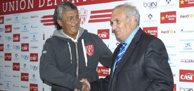 Gorosito, a la cuarta va la vencida 1 Gorosito, en su presentación como técnico almeriense || Foto: La Voz de Almería
