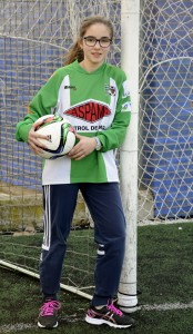 Santo y seña del fútbol femenino para reverdecer viejos laureles 3 Irene, futura jugadora del Victoria Foto: Alba Oliveros