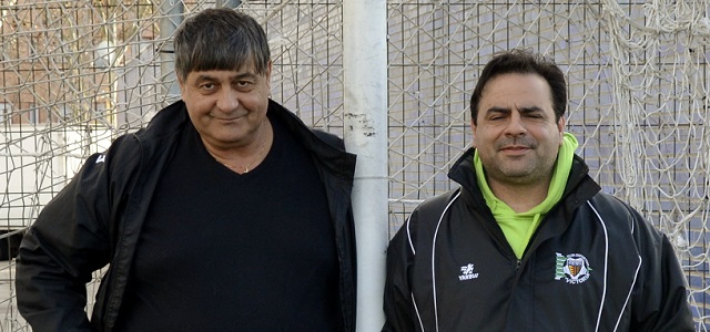 Santos García: "En Castilla y León debería haber un equipo en la Primera Femenina" 1 Santos e Isi || Foto: Alba Oliveros