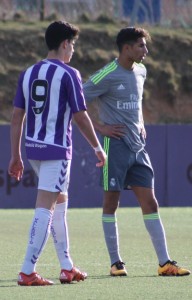 El Real Madrid supera al Real Valladolid DH a zarpazos 3 Miguel y Achraf || Foto: Víctor Álvarez