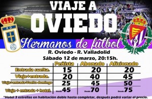 1.447 entradas vendidas para Oviedo 2 Foto: Federación de Peñas