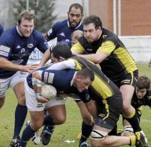 Valladolid es la capital del rugby en España y Zorrilla, un palacio a su altura 3 El VRAC, en un partido || Foto: El Norte de Castilla
