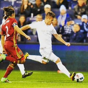 Diego Rubio: "No sé cuándo volveré porque son cosas de los clubs" 2 Diego Rubio, en su debut en la MLS || Foto: Kansas City