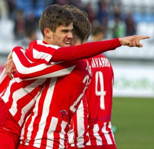La Lupa: UD Almería 2 José Ángel Pozo celebra un gol || Foto: Marca