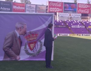 Volver a los orígenes, objetivo indiscutible 2 Carlos Suárez, durante la presentación de la campaña de abonados || Foto: Real Valladolid