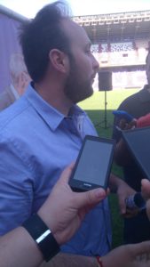 Mario Puertas, directivo de la Federación de Peñas Foto: Jesús Domínguez