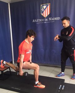 David Chorro, junto a Tiago