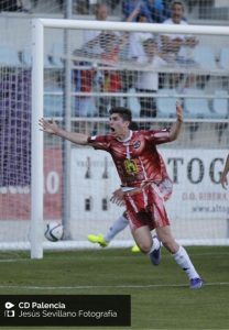 El CD Palencia recupera la normalidad 2 Rodri celebra un gol la pasada temporada