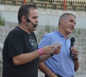 Blanquivioletas de verdad 3 Paco Herrera, junto a Fran 'El Chavo' || Foto: Juan Postigo