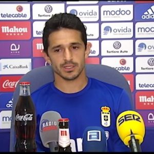 La Lupa: Real Oviedo 2 Jonathan Pereira, en su presentación con el Real Oviedo || Foto: RTPA