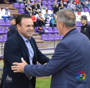 Herrera: "Hay que ponerse las pilas" 2 Paco Herrera saluda a Salmerón