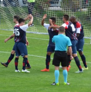 Castilla y León celebra uno de los goles || Foto: FCyLF