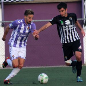 Iván Martín, junto al exblanquivioleta Ramiro Mayor Foto: Rosa M. Martín