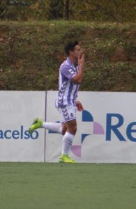 La mejor Promesa: Jornada 17 2 Mayoral celebra el gol Foto: Víctor Álvarez