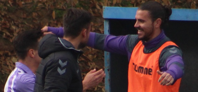 Mayoral dedicó su gol a la SD Ponferradina a Mario Gómez || Foto: Víctor Álvarez