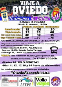 La FPRV sigue vendiendo entradas para Oviedo 2 carteloviedo
