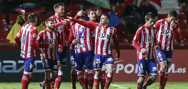 La Lupa: Girona FC 1 Los jugadores del Girona celebran un gol || Foto: Sport