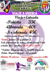 La FPRV organiza el desplazamiento a Huesca 2 WhatsApp Image 2017 02 21 at 10.11.15