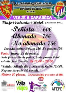 La FPRV organiza un viaje a Zaragoza 2 WhatsApp Image 2017 03 20 at 12.53.16