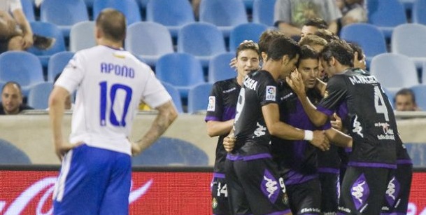 El manto de la Pilarica es de color blanquivioleta 1 El Real Valladolid regresa a La Romareda || Foto: LFP