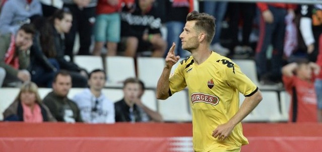 La Lupa: CF Reus Deportiu 1 Máyor celebra un gol || Foto: CF Reus