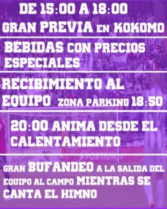 En busca del mejor ambiente contra el Cádiz 2 FPRV