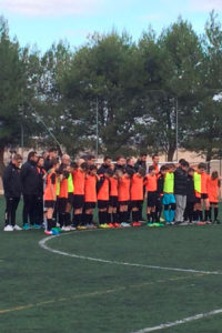 El fútbol base vallisoletano despide a Adrián Vela 2 Atletico Parquesol Minuto de silencio Adrian Vela