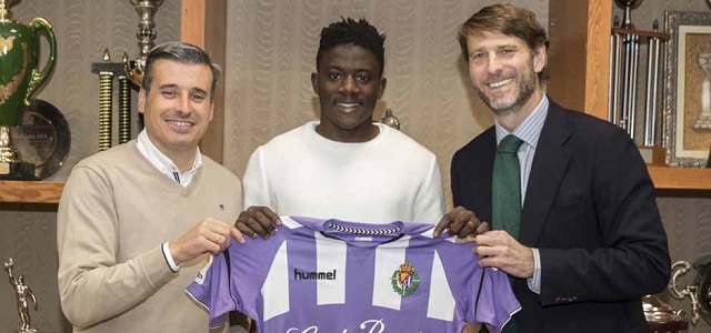 Sali será blanquivioleta hasta 2021 1 Foto: Real Valladolid