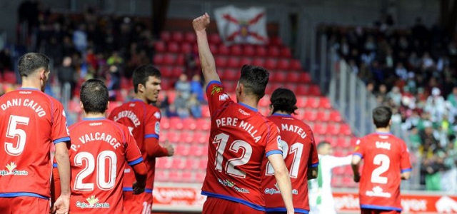 La Lupa: CD Numancia 1 Los jugadores del Numancia celebran un gol || Foto: LFP