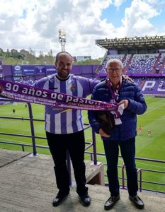 El sentimiento blanquivioleta no entiende de distancias 2 Bilbao