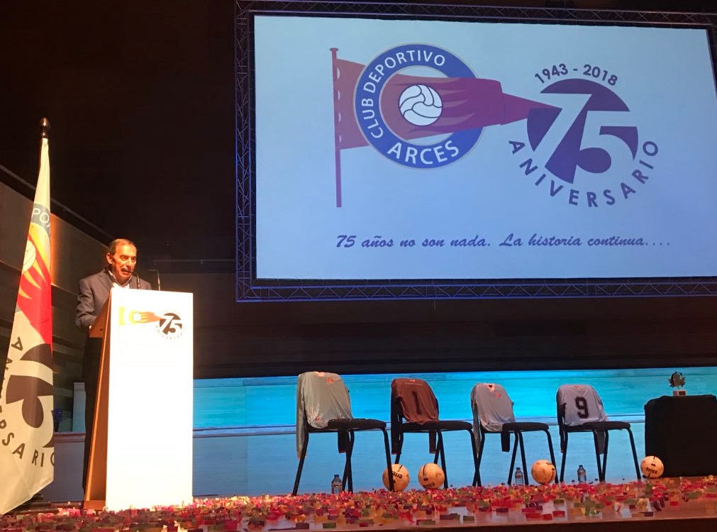 El CD Arces rinde tributo a los protagonistas de su larga historia