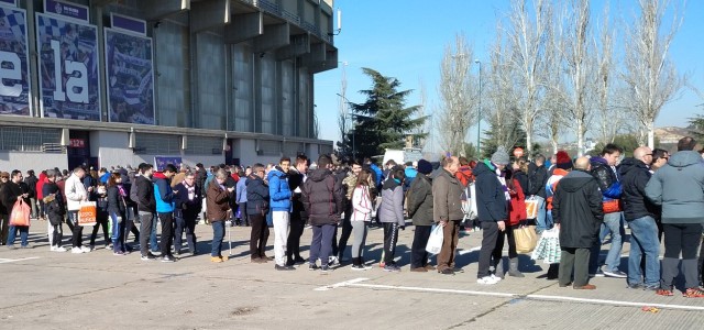El Real Valladolid trabaja para evitar las colas en Zorrilla