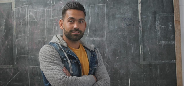 Pablo Gil y el escaparate del Villa de Simancas