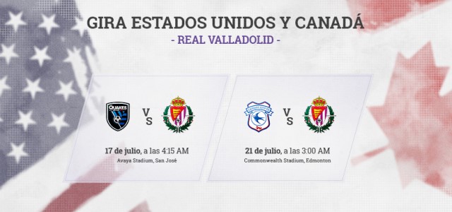 El Real Valladolid se enfrentará al San José Earthquakes el 17 de julio