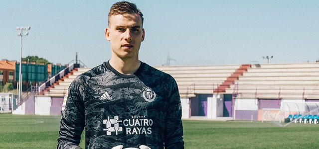 Lunin llega a Zorrilla sin miedo a la competencia