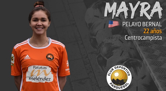 El CD Parquesol se refuerza con una internacional norteamericana 1 Mayra Pelayo2